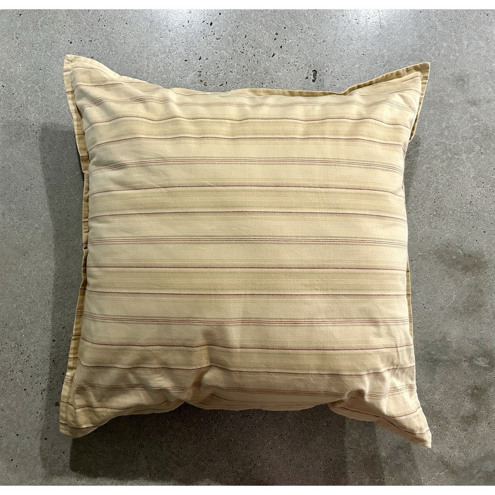 Ralph Lauren Woodstock Garden Multi‎ Stripe Euro Sham Pillow
